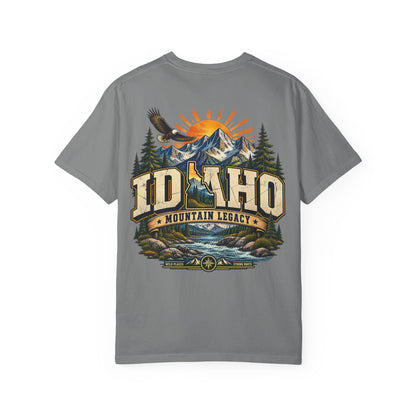 Idaho Mountain Legacy Unisex Comfort Color 1717 Streetwear Graphic Tee