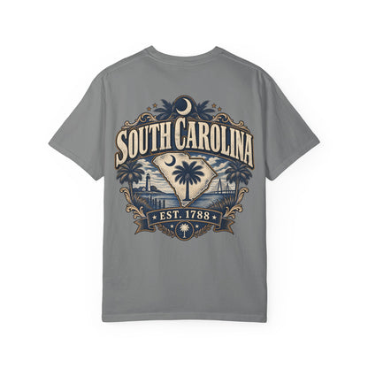 South Carolina Established 1788 Unisex Comfort Color 1717 Streetwear Graphic Tee