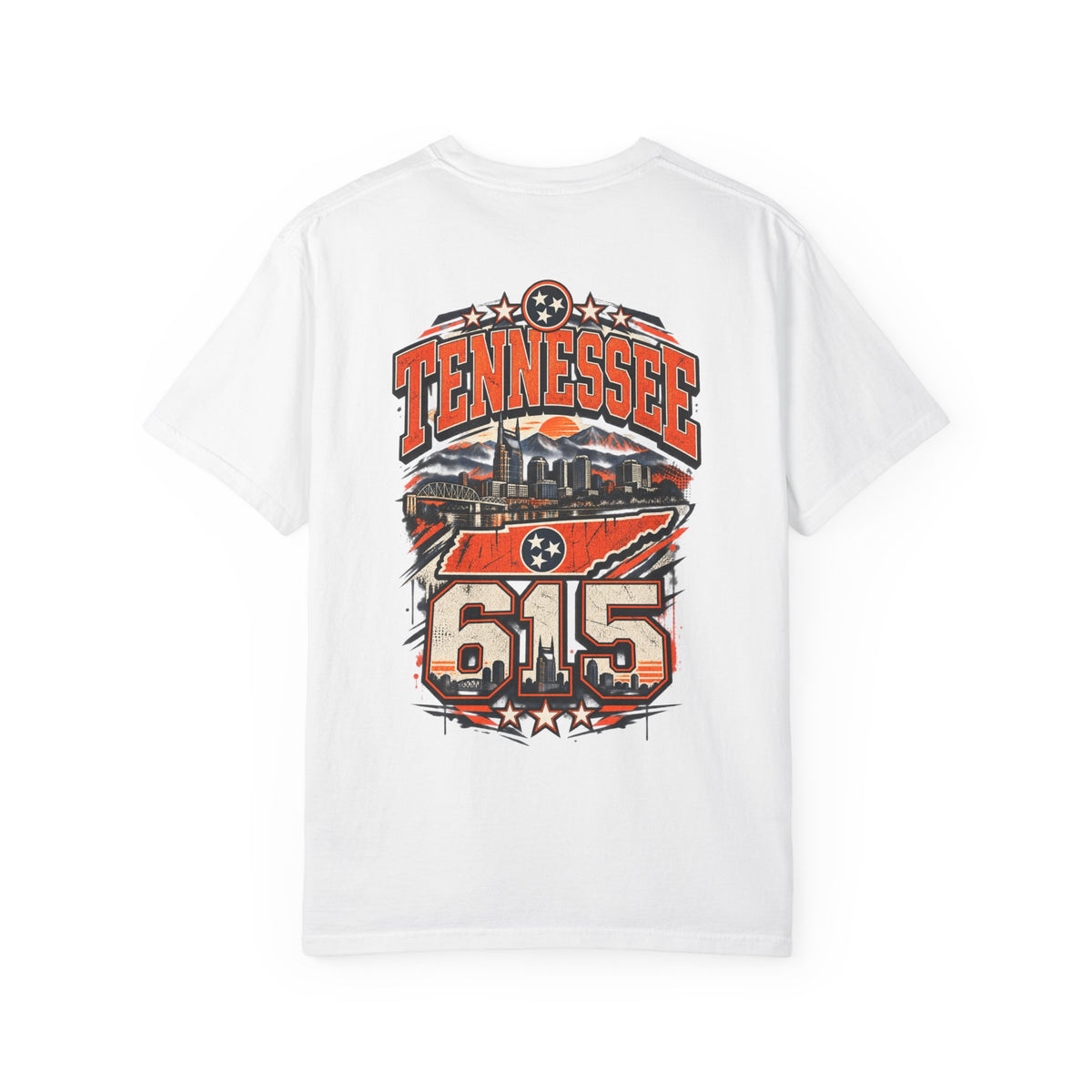 Tennessee 615 Unisex Comfort Color 1717 Streetwear Graphic Tee