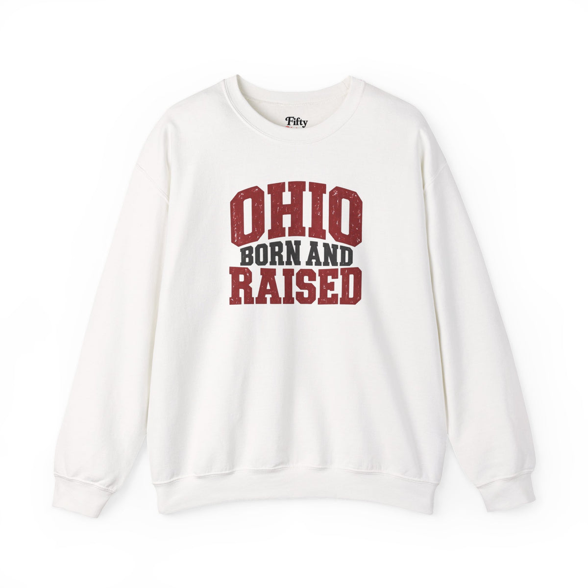Ohio Born and Raised Midwest Heritage Unisex Sweatshirt Graphic