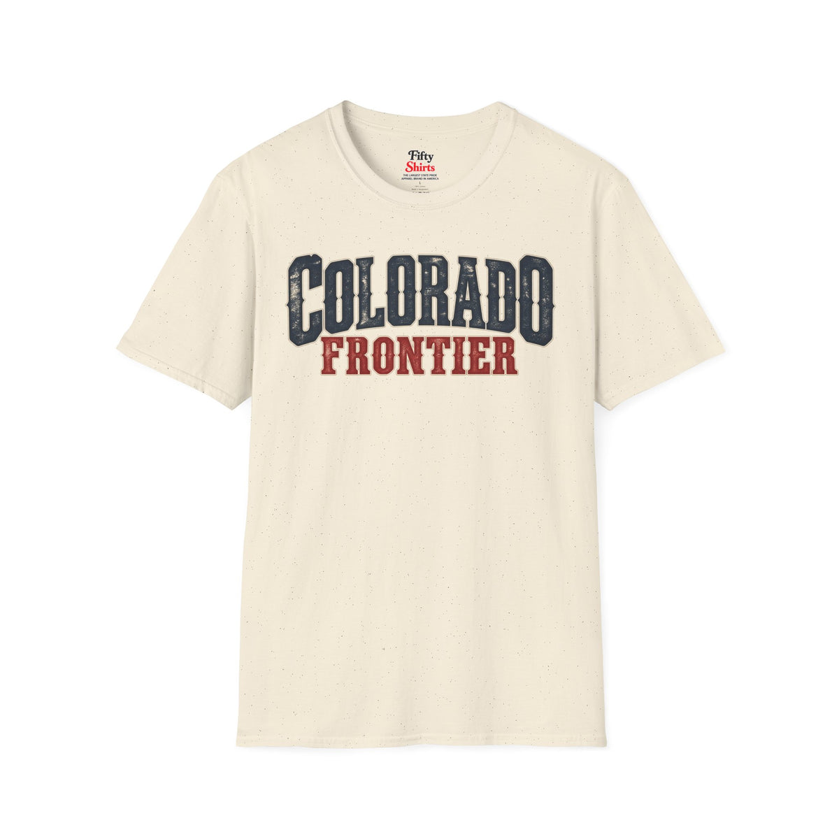 Colorado Frontier  Unisex Softstyle T Shirt State Name Graphic Tee