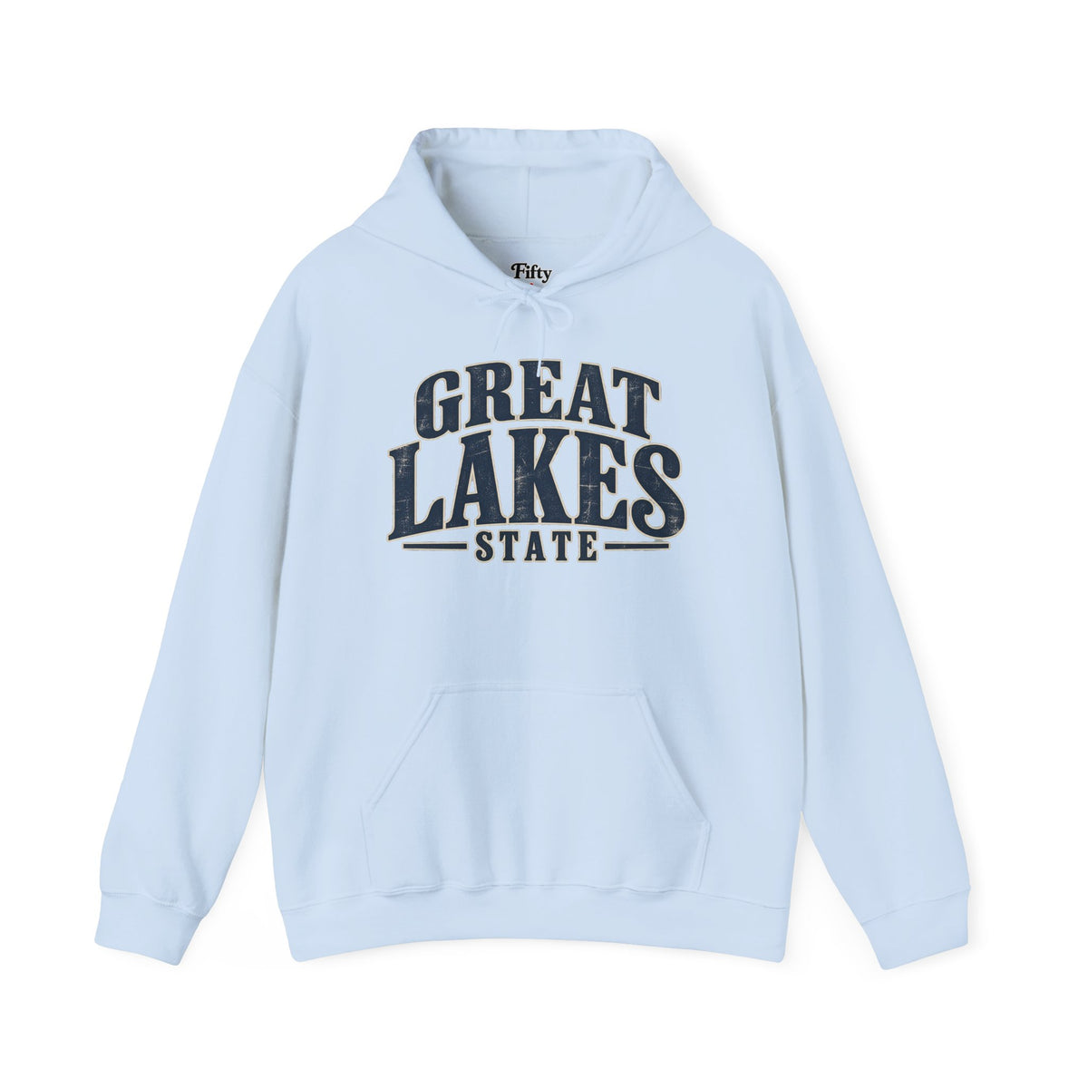Michigan Great Lakes State Unisex Hoodie State Name Graphic