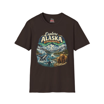 Explore Alaska Unisex Softstyle T Shirt State Pride Graphic Tee Collections FS03
