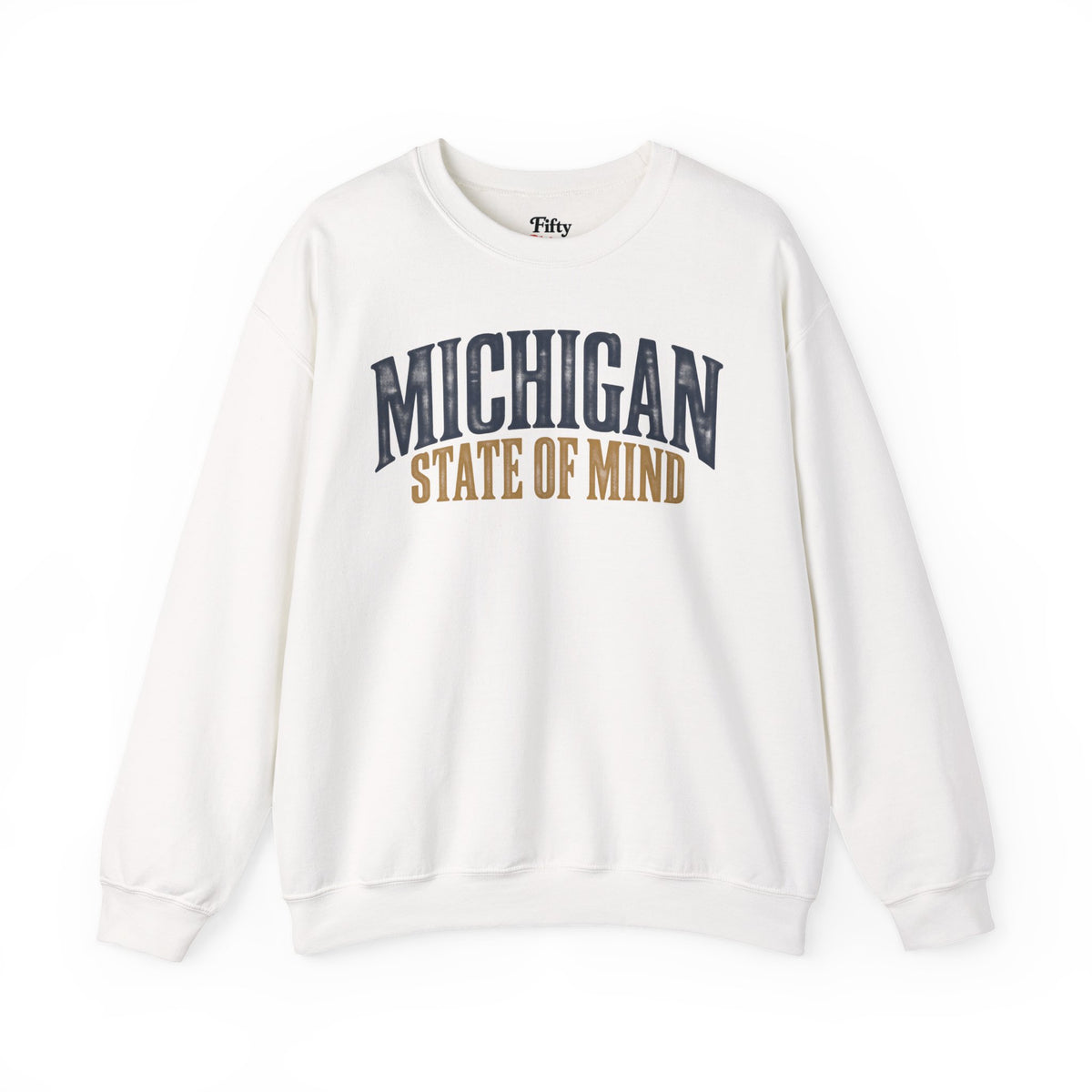 Michigan State of Mind Unisex Crewneck Sweatshirt State Name Graphic
