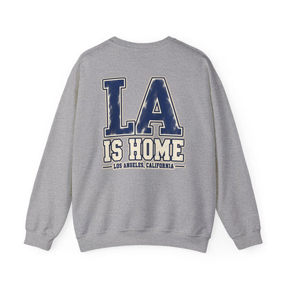 LA Is Home Los Angeles Unisex Crewneck Sweatshirt Graphic