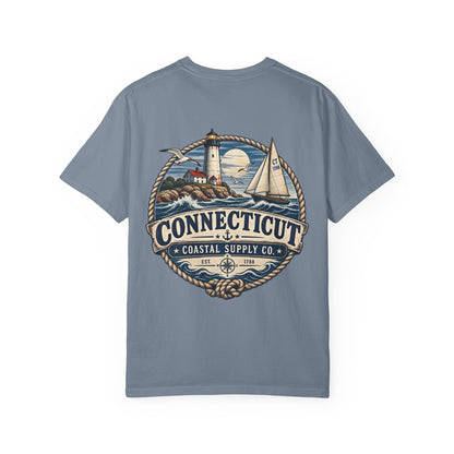 Connecticut Coastal Supply Co  Unisex Comfort Color 1717 Streetwear Graphic Tee