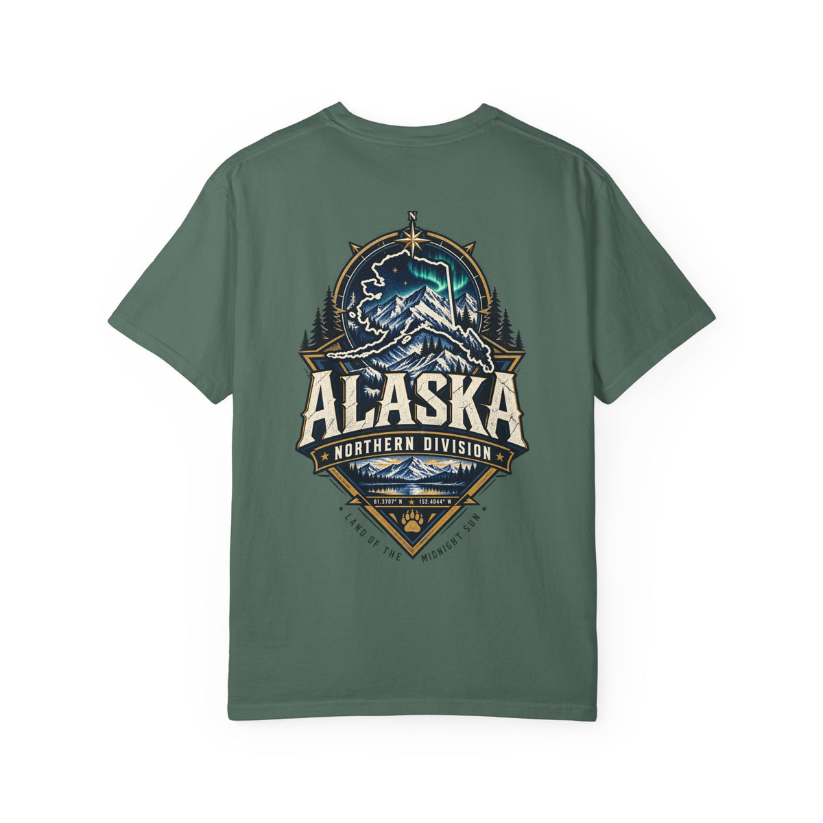 Alaska Northern Division  Unisex Comfort Color 1717 Streetwear Graphic Tee