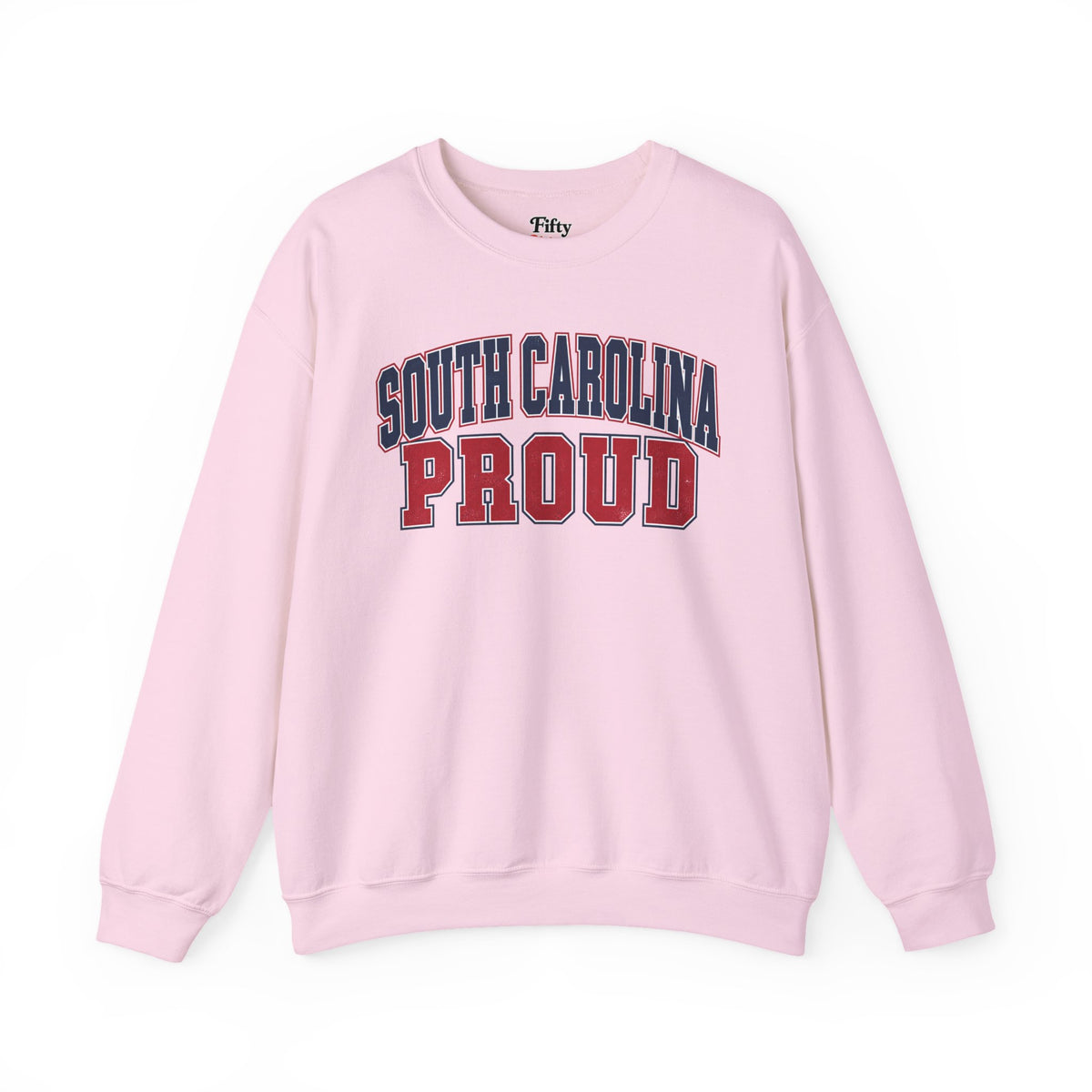 South Carolina Proud Unisex Crewneck Sweatshirt State Name Graphic