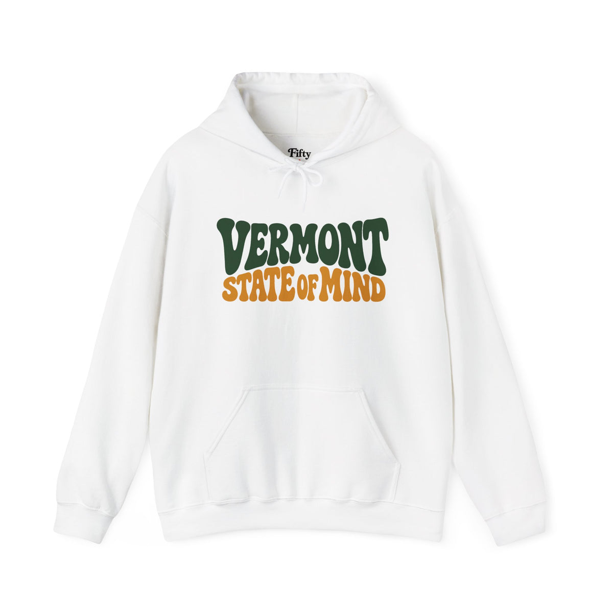 Vermont State Of Mind Unisex Hoodie State Name Graphic