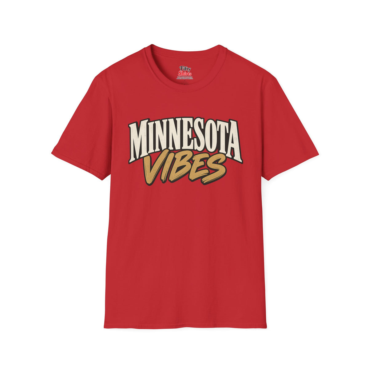 Minnesota Vibes Unisex Softstyle T Shirt State Name Graphic Tee