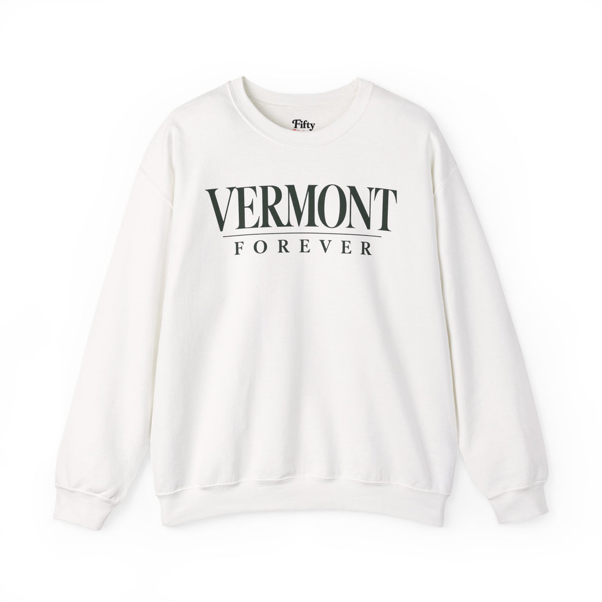 Vermont Forever Unisex Crewneck Sweatshirt State Name Graphic