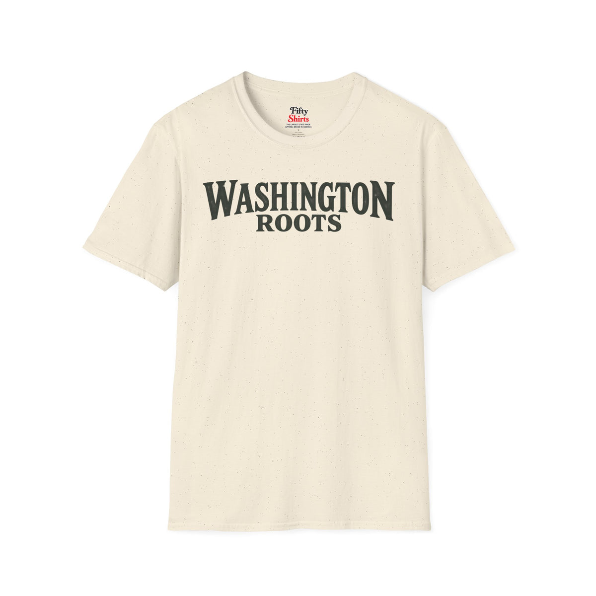 Washington Roots Unisex Softstyle T Shirt State Name Graphic Tee