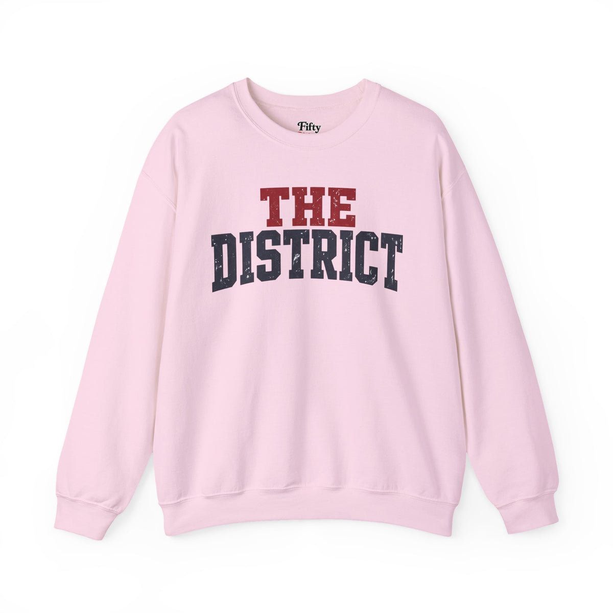 Washington DC The District Unisex Crewneck Sweatshirt State Name Graphic