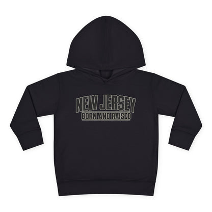 New Jersey Born and Raised Modern Streetwear Unisex Toddler Pullover Fleece Hoodie