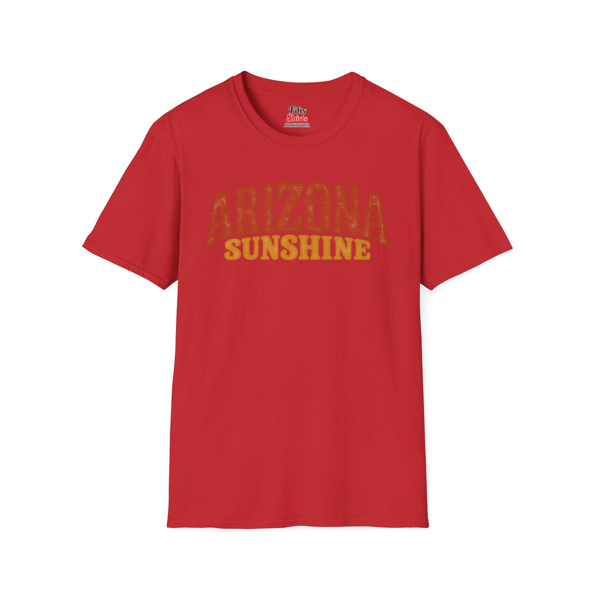 Arizona Sunshine Unisex Softstyle T Shirt State Name Graphic Tee