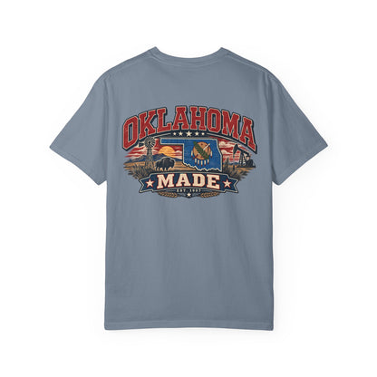 Oklahoma Made Unisex Comfort Color 1717 Streetwear Graphic Tee