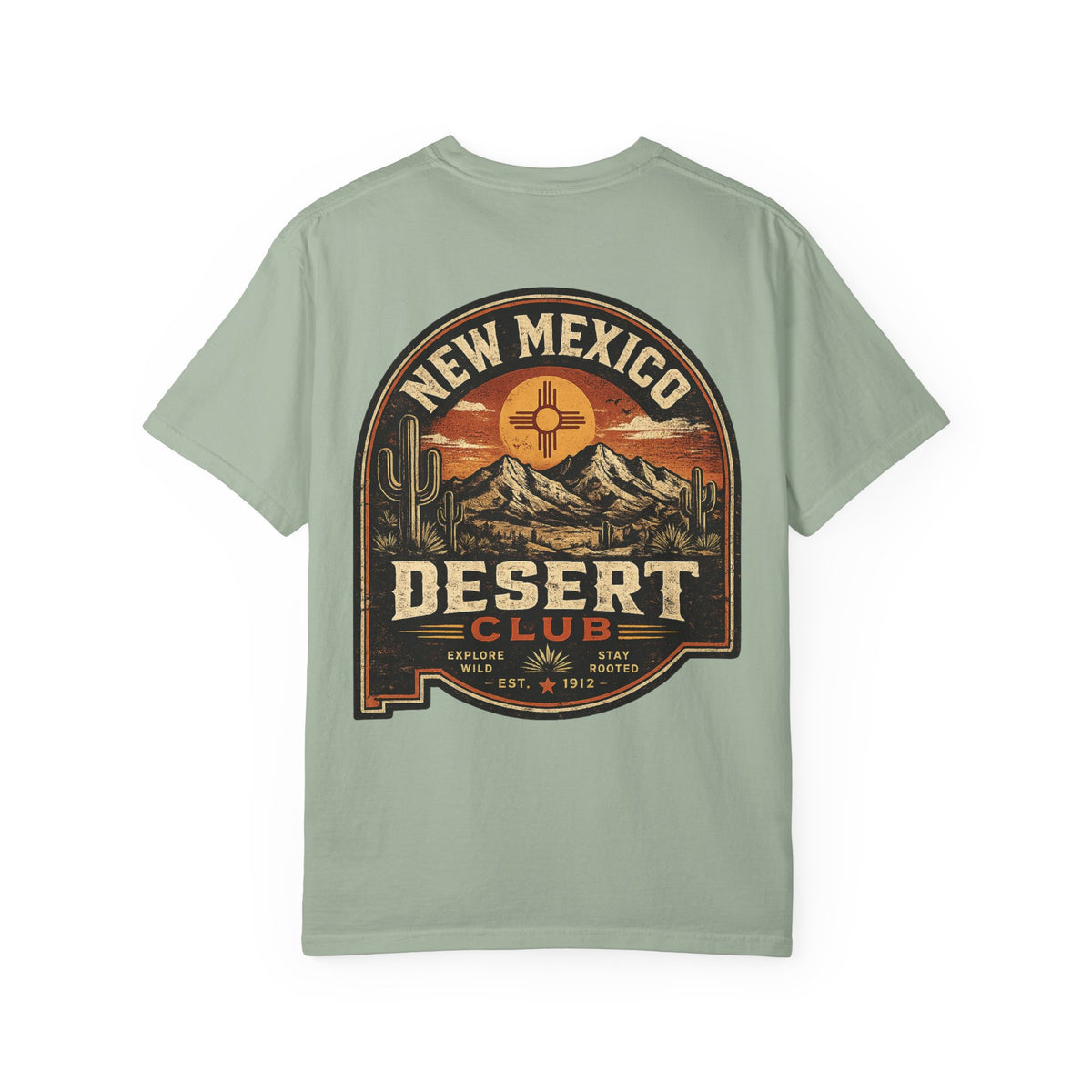 New Mexico Desert Club Unisex Comfort Color 1717 Streetwear Graphic Tee