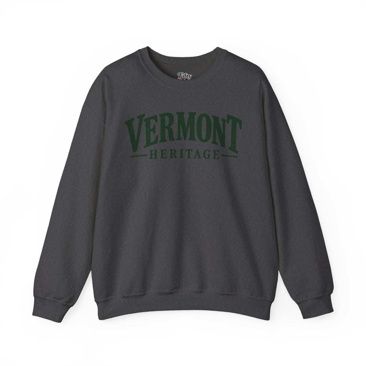 Vermont Heritage Unisex Crewneck Sweatshirt State Name Graphic