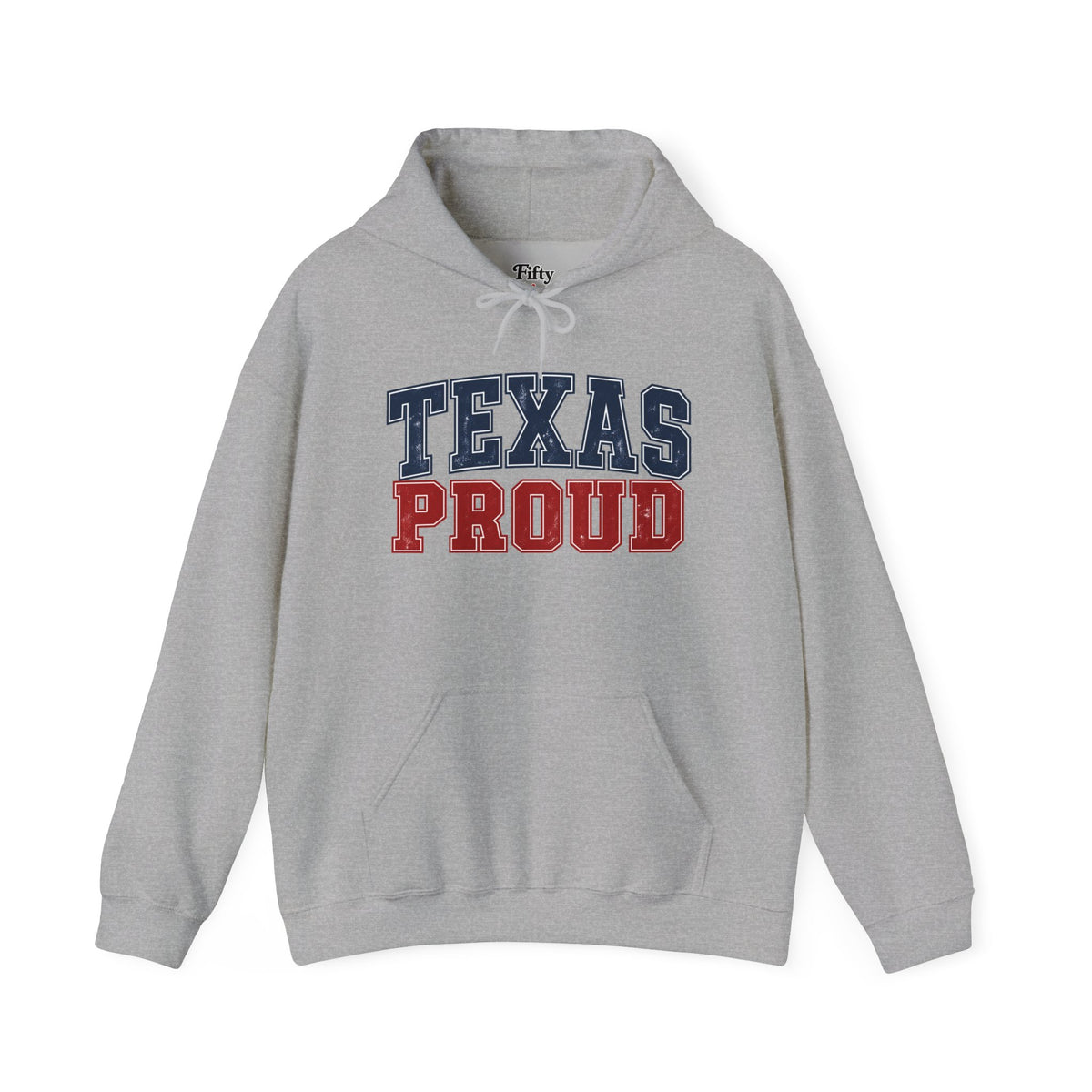 Texas Proud Unisex Hoodie State Name Graphic