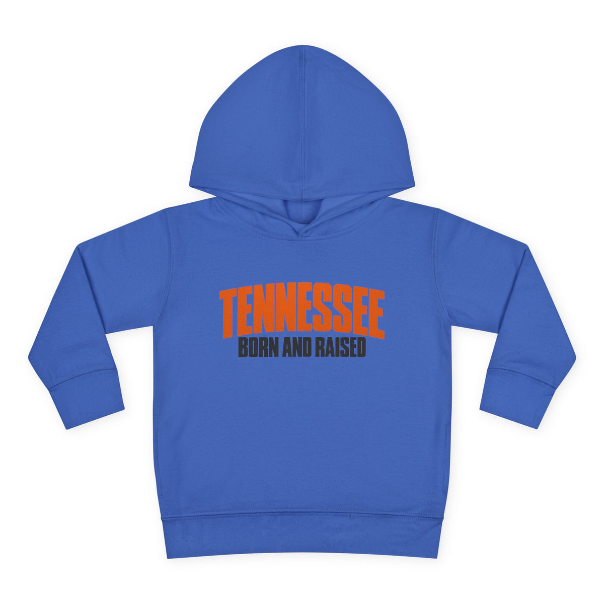Tennessee Born and Raised Modern Southern Streetwear Unisex Toddler Pullover Fleece Hoodie