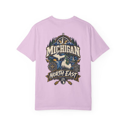 Michigan North East Unisex Comfort Color 1717 Streetwear Graphic Tee