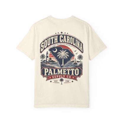 South Carolina Palmetto Supply Co Unisex Comfort Color 1717 Streetwear Graphic Tee