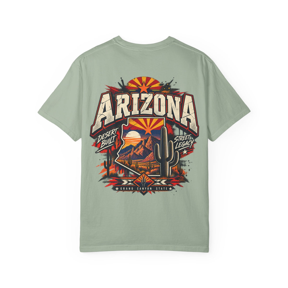 Arizona Street Legacy  Unisex Comfort Color 1717 Streetwear Graphic Tee
