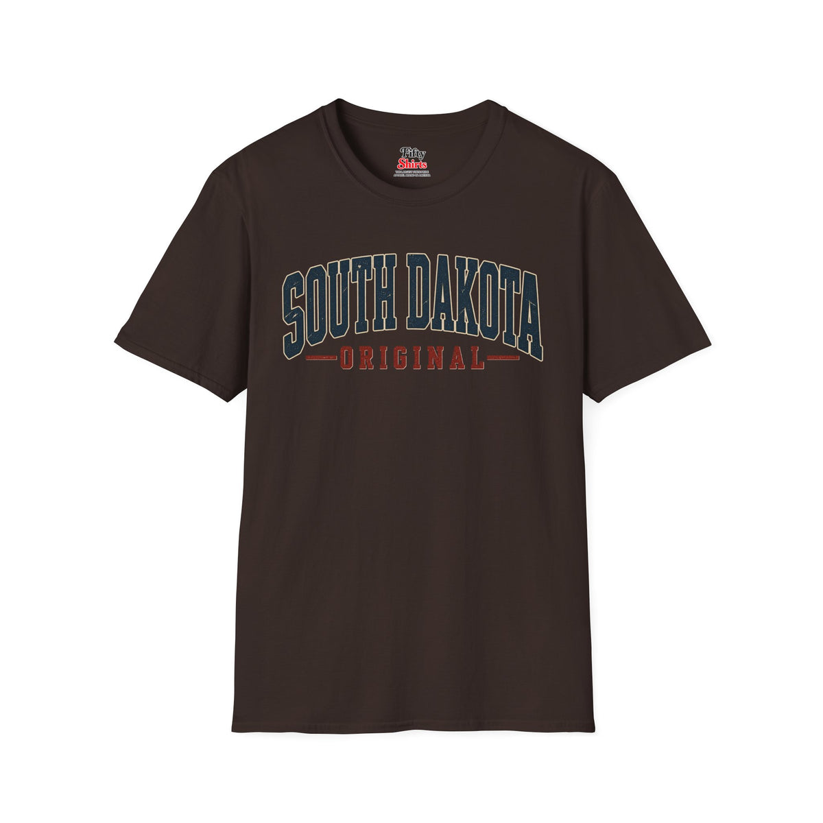 South Dakota Original Unisex Softstyle T Shirt State Name Graphic Tee