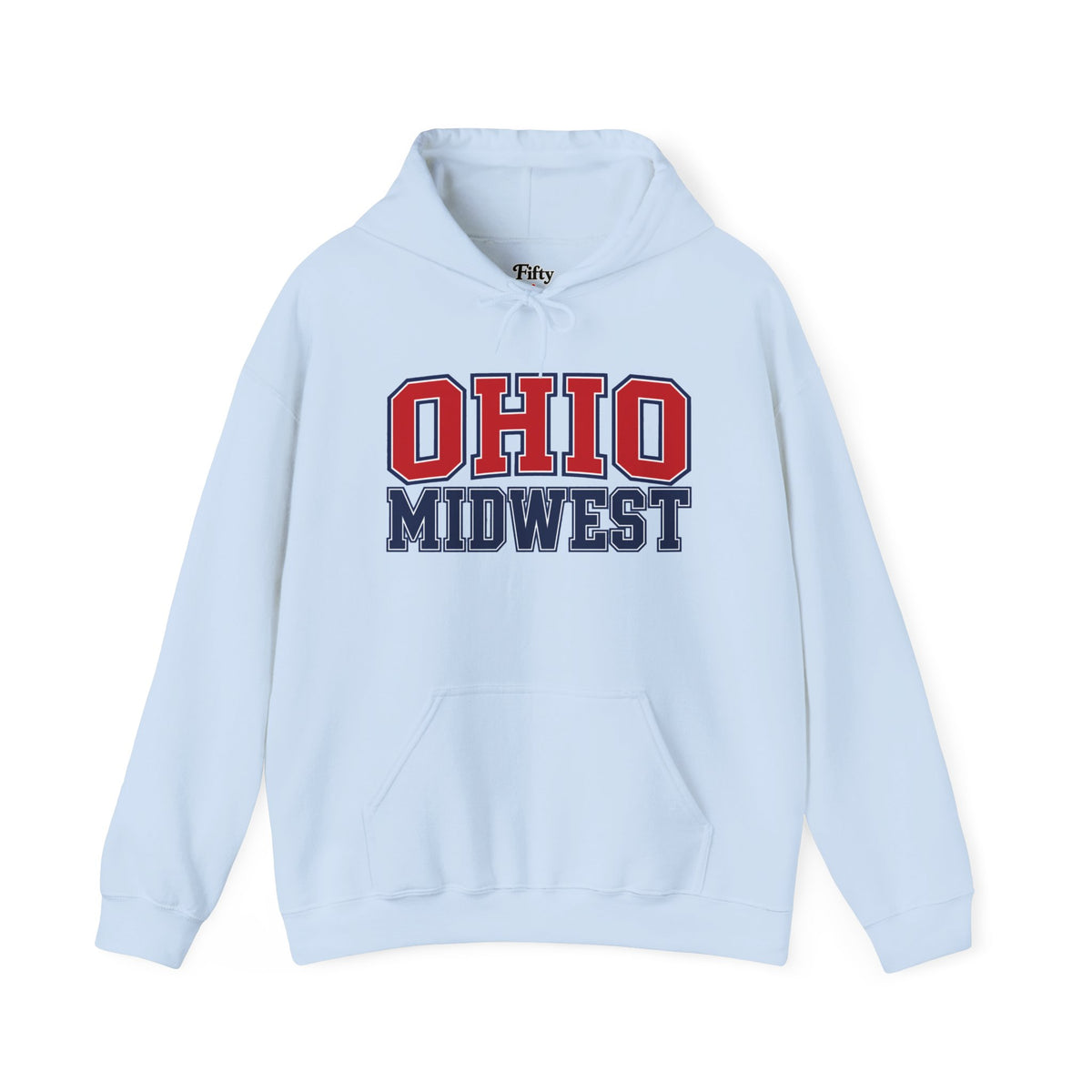 Ohio Midwest Unisex Hoodie State Name Graphic