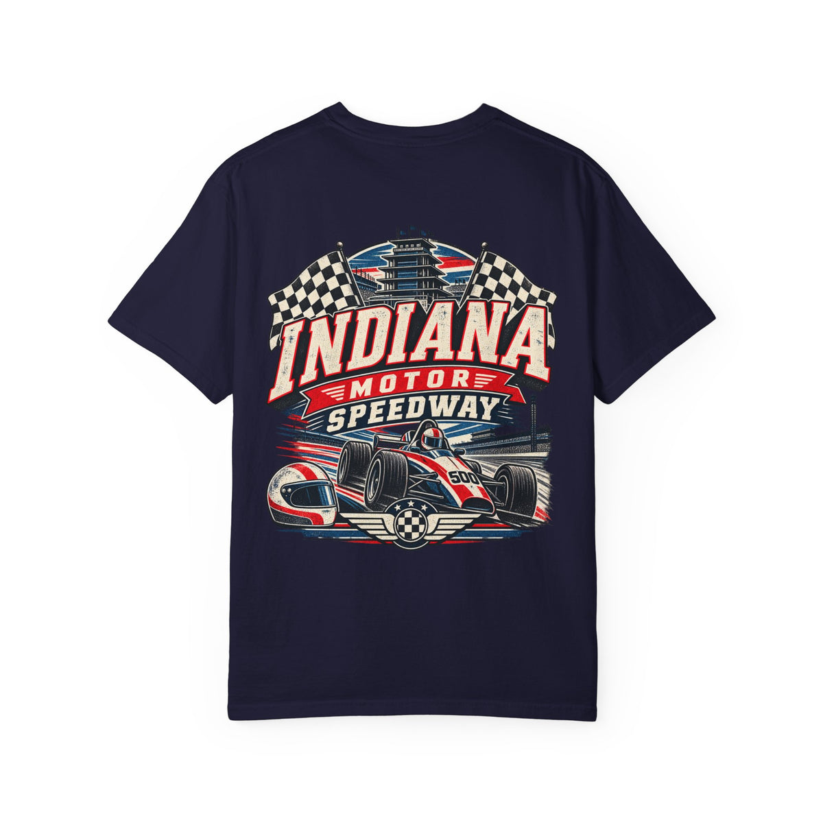 Indiana Motor Speedway Unisex Comfort Color 1717 Streetwear Graphic Tee