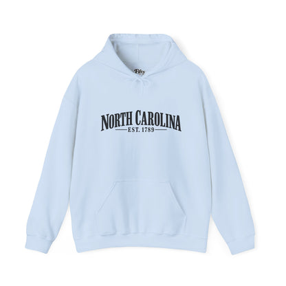 North Carolina Est.1789 Unisex Hoodie State Name Graphic