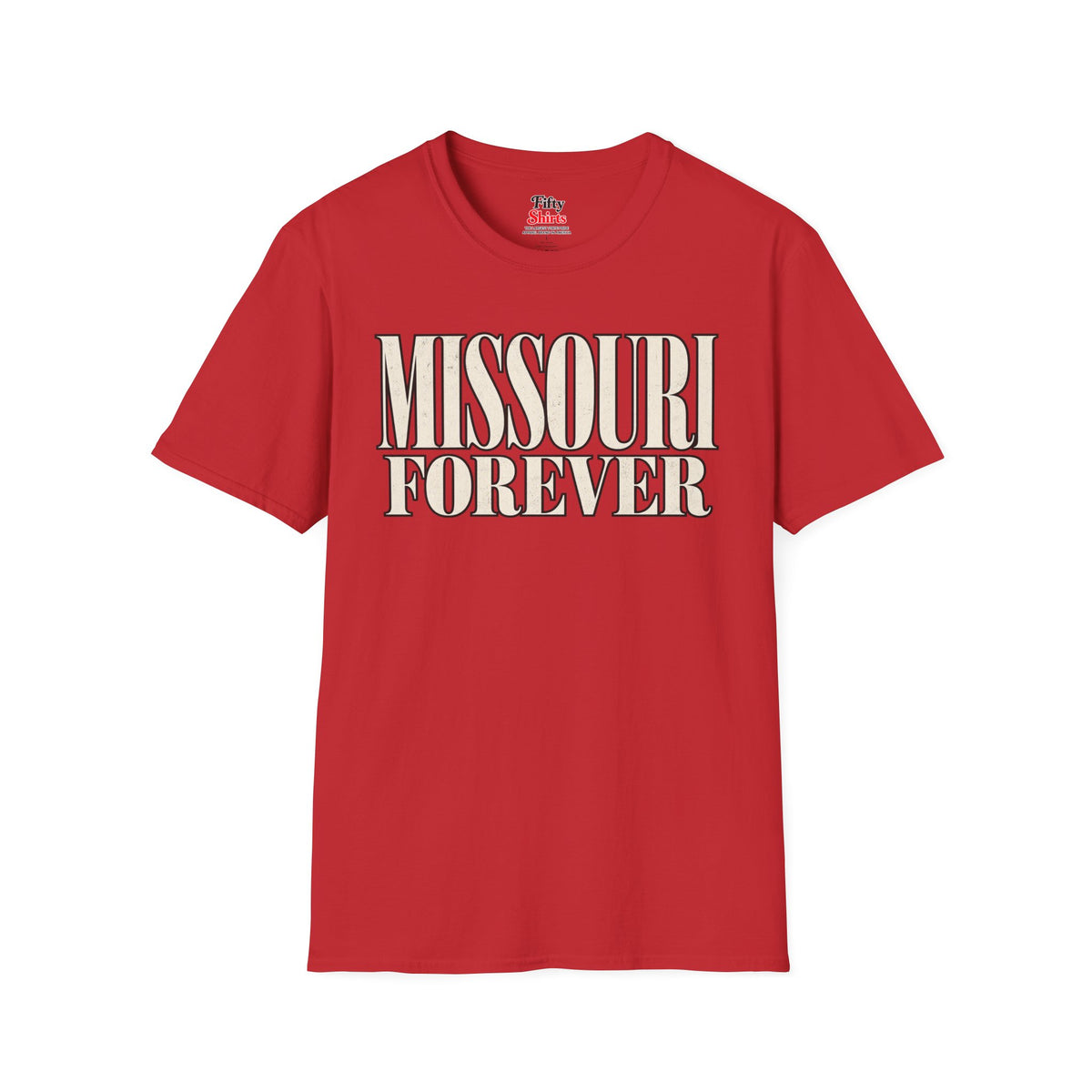 Missouri Forever Unisex Softstyle T Shirt State Name Graphic Tee