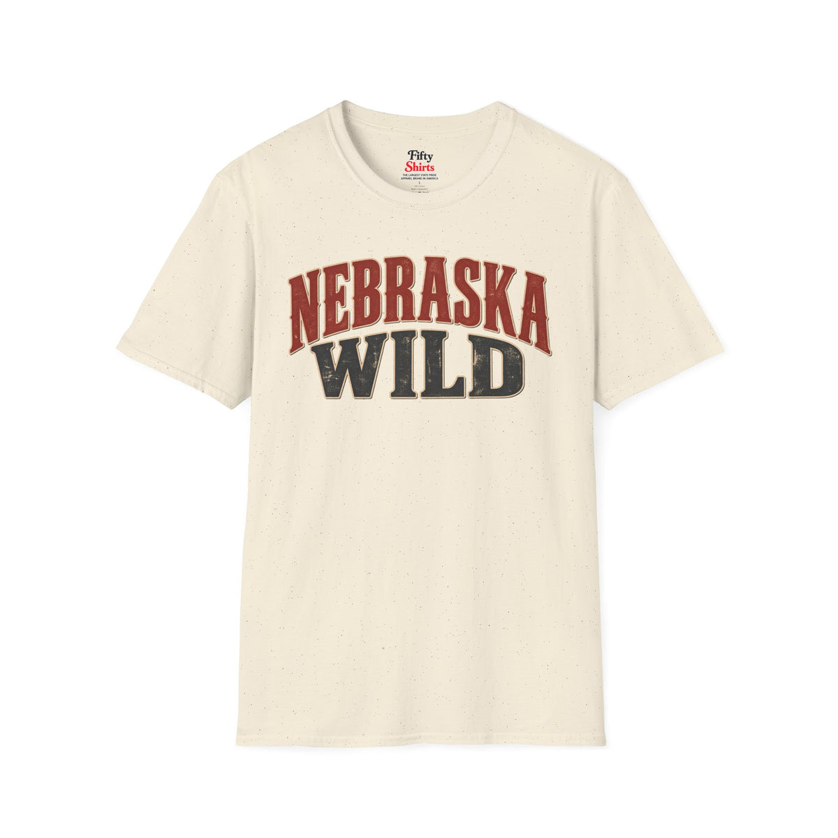 Nebraska Wild Unisex Softstyle T Shirt State Name Graphic Tee