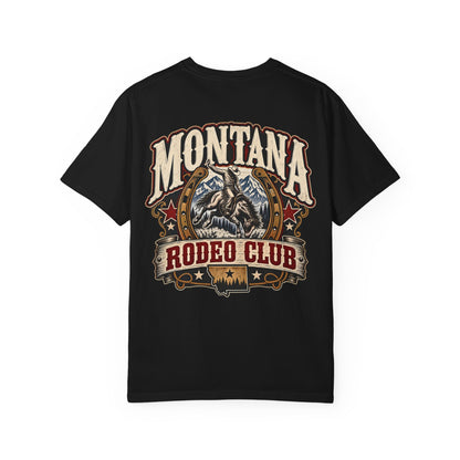 Montana Rodeo Club Unisex Comfort Color 1717 Streetwear Graphic Tee
