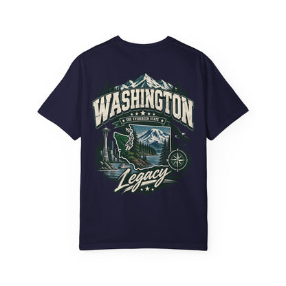 Washington State Legacy Unisex Comfort Color 1717 Streetwear Graphic Tee