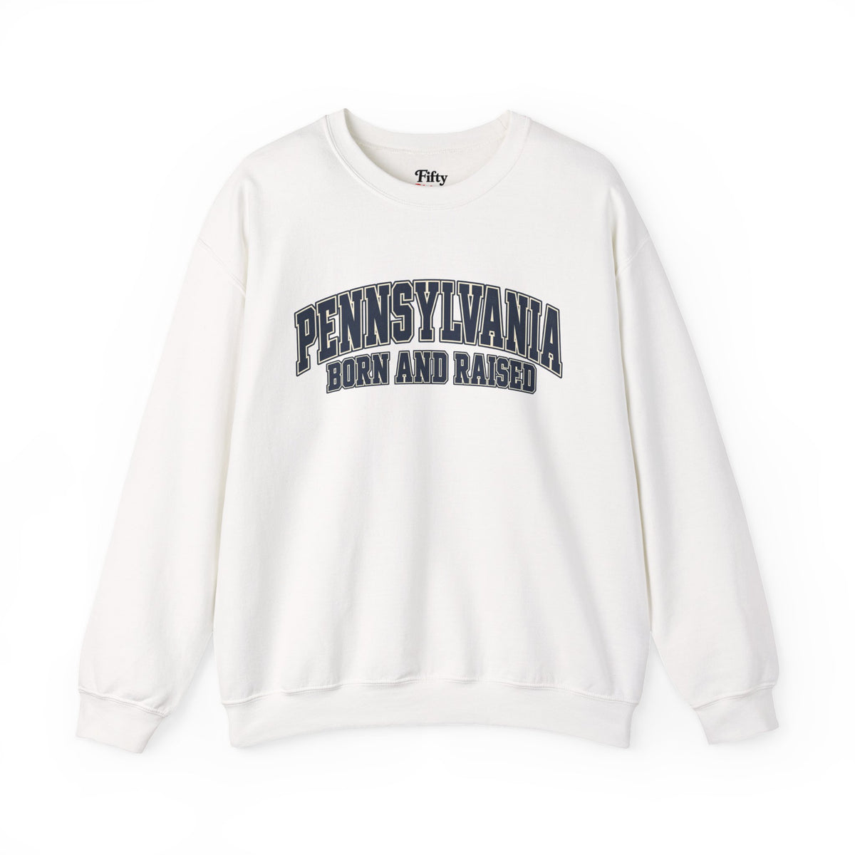 Pennsylvania Born and Raised Old-School Athletic Unisex Sweatshirt Graphic
