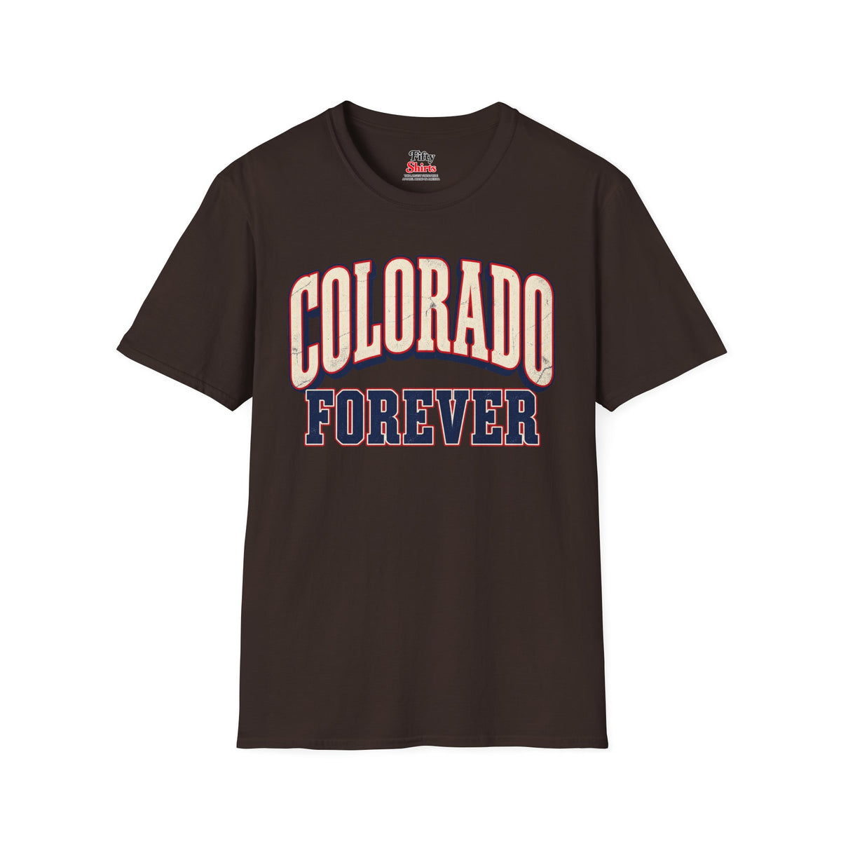 Colorado Forever Unisex Softstyle T Shirt State Name Graphic Tee