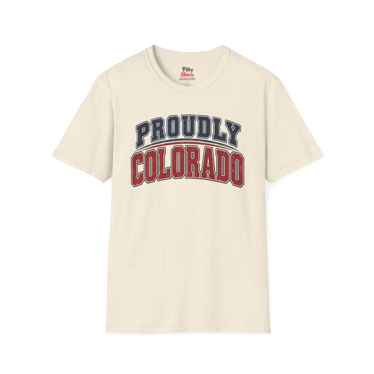 Proudly Colorado Unisex Softstyle T Shirt State Name Graphic Tee