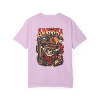 Arizona Skull Desert  Unisex Comfort Color 1717 Streetwear Graphic Tee