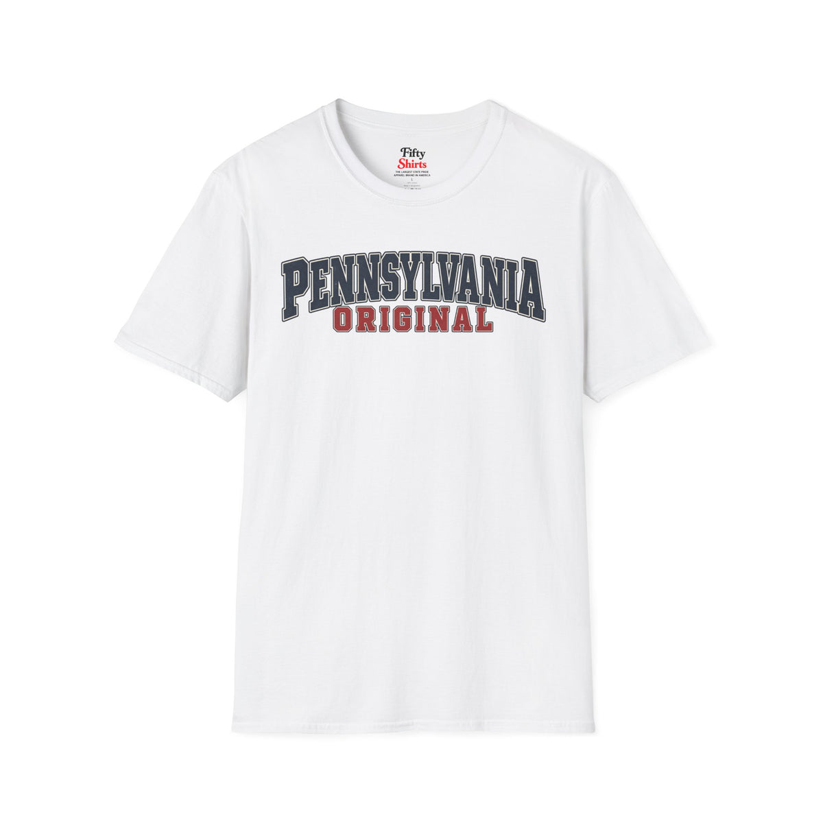Pennsylvania Original Unisex Softstyle T Shirt State Name Graphic Tee